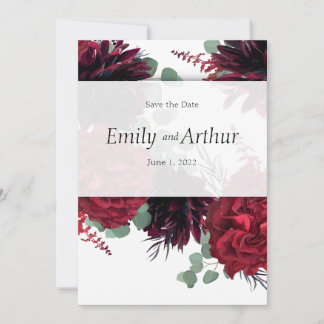 Invitation Ensemble rouge et blanc de la Winery 10 Enregistre