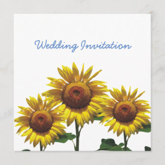 Invitation Ensembles de kits de Mariages bon marché Sunflower