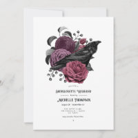 Enterrement de vie de jeune fille gothique floral