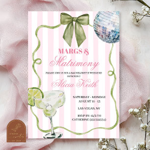 Invitation Enterrement de vie de jeune fille Margs et matrimo