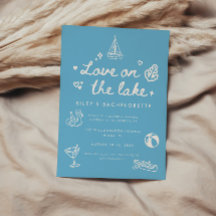 Enterrement de vie de jeune fille Minimal Bleu Scr