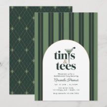 Enterrements de vie de jeune fille golf « Tinis &