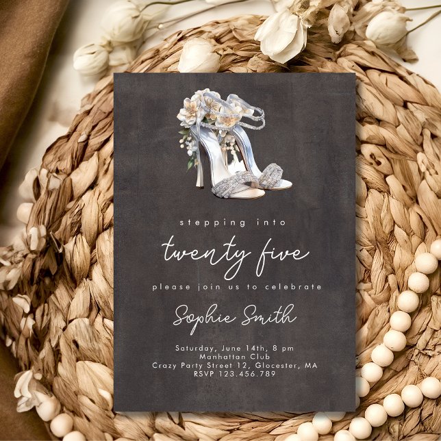 Invitation Entrée...aquarelle de fête de femme (Créateur téléchargé)