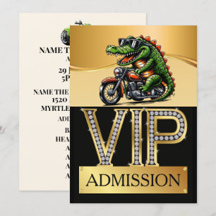 Invitation Entrée VIP à la fête du rassemblement de motards