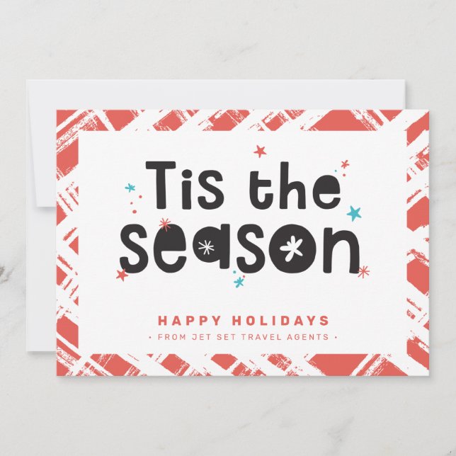 Invitation ENTREPRISE DE NOËL MERCI amusant c'est la citation (Devant)