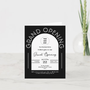 Invitation Entreprise moderne Grand Ouverture