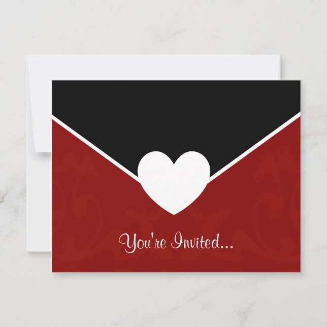 Invitation Enveloppe Valentine (Devant)