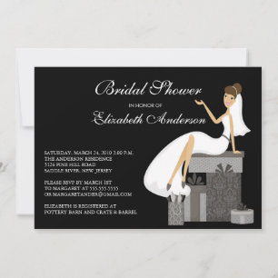 Invitation Envoi d'invitation à une mariée branchée