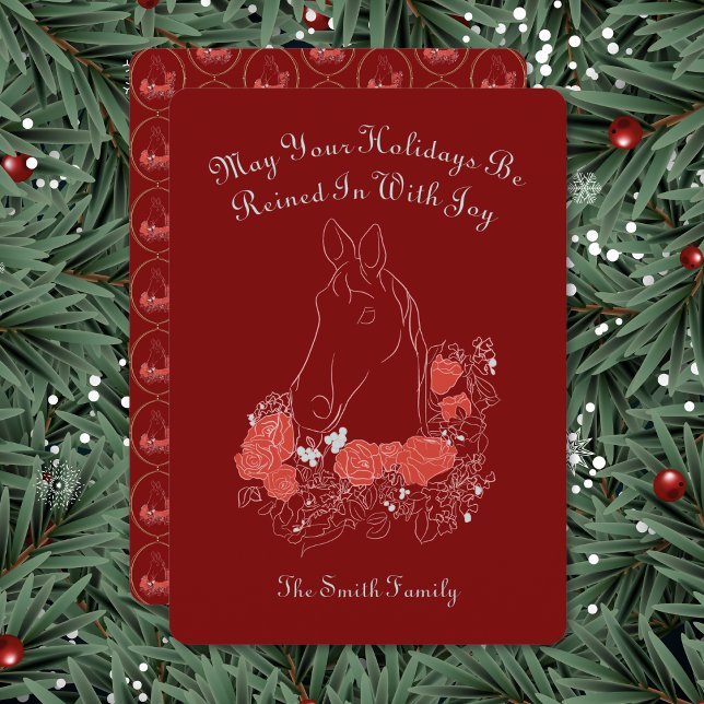 Invitation Equestrian Christmas Card (Créateur téléchargé)