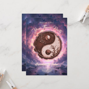 Invitation Équilibre au clair de lune – Yin Yang de la lumièr