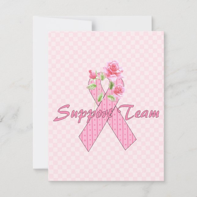 Invitation Équipe de soutien au cancer du sein (Devant)