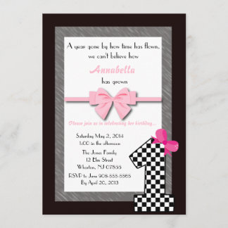 Invitation Ęr anniversaire de bébés