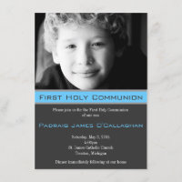 ęr Garçon d'invitation de communion