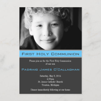 Invitation ęr Garçon d'invitation de communion