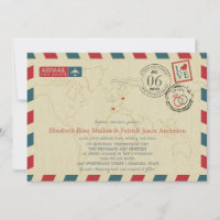 Espagne et Pologne Airmail | Mariage
