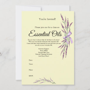Invitation Essential Oil Class