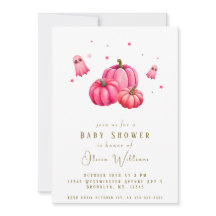 Est presque dû petit Baby shower Boo Halloween