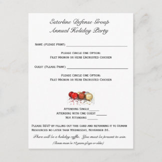 Invitation Esterline RSVP