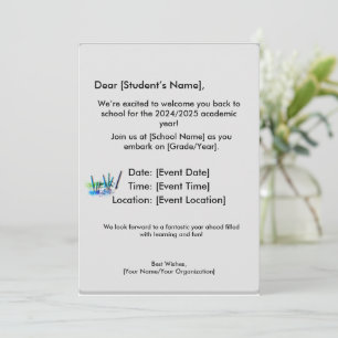 Invitation et papeterie