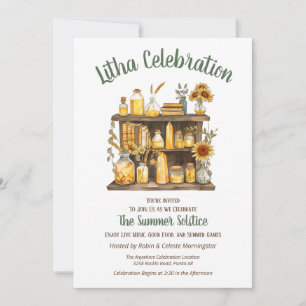 Invitation Étagère de l'Apothicaire du Solstice d'Été de Lith
