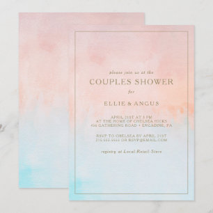 Invitation Eté Coucher d'eau coucher Couples Douche