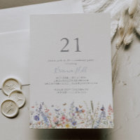 Eté Multicolor Fleur sauvage 21e fête d'anniversai