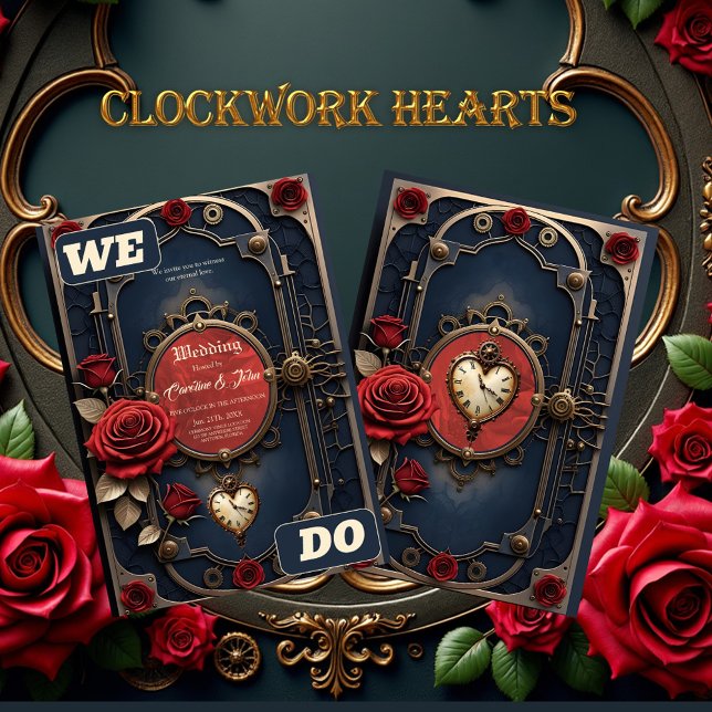 Invitation Eternal Elegance – Clockwork Heart (Créateur téléchargé)