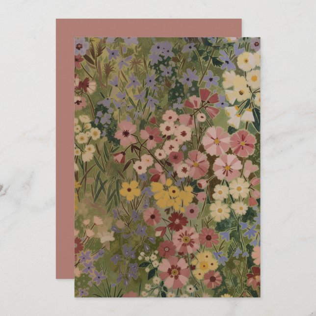 Invitation Eternal Spring Bloom (Devant / Derrière)