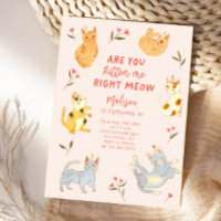 Êtes-Vous Kitten Me Chat Anniversaire