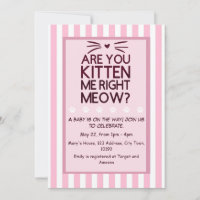 Êtes-vous Kitten Me ? Un bébé arrive !