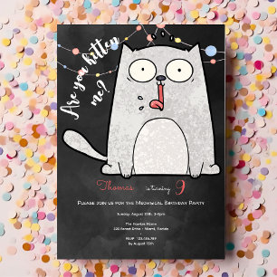 Invitation Êtes-vous un chaton pour moi ?