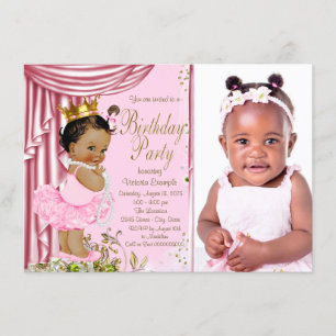 Invitation Ethnic Princess Tutu Pearl