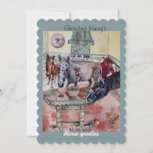 étiquette de godies de cheval sur mesure