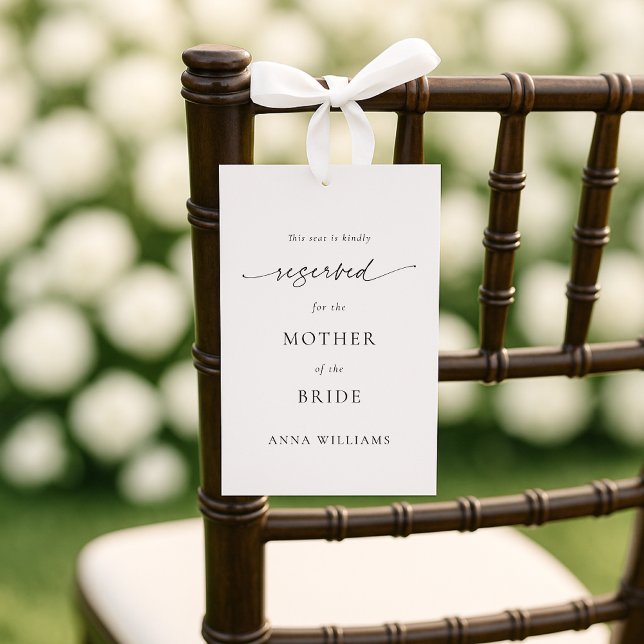 Invitation étiquette de placement de mariage, étiquette de ch (Créateur téléchargé)