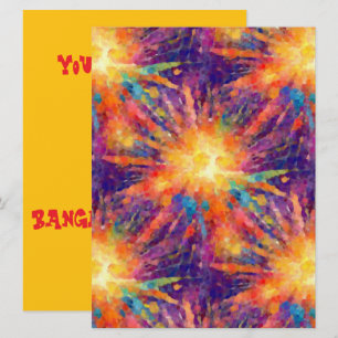 Invitation Étoile explosive