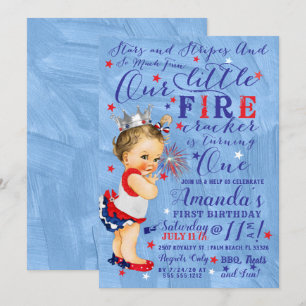 Invitation Étoiles et tripes Quatrième du mois de juillet Thè