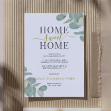 Eucalyptus Home Sweet Home Fête du réchauffement d