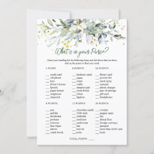 Invitation Éucalyptus Jeux Mariages de course à la nuptiale