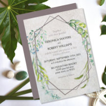 Eucalyptus rustique Aquarelle Mariage de verdure
