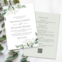 Eucalyptus Sage Vert tout en un Mariage