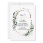 Eucalyptus Vert Fête des mariées géométrique moder