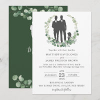 Eucalyptus Vert minimaliste Salles Mariages gays
