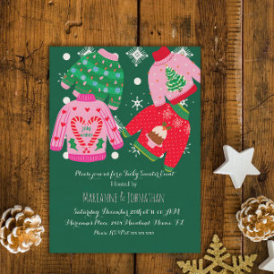 Invitation Événement de bureau d'entreprise de Noël avec un p