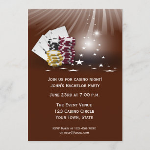 Invitation Événement de casino