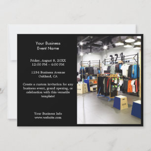 Invitation Événement Photo Professionnel Minimaliste Moderne