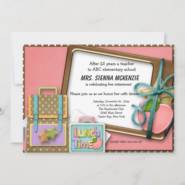 Invitation Événement scolaire (Devant)