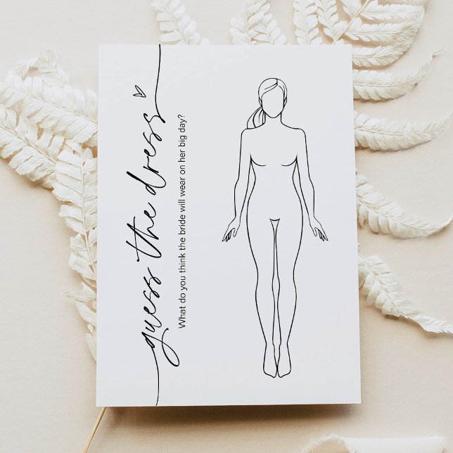 Invitation EVERLEIGH Devine Le Jeu De Fête des mariées Robe.  (Créateur téléchargé)