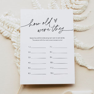 Invitation EVERLEIGH Quel Âge Avaient-Ils Fête des mariées Je