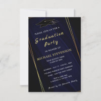 Exemple de carton d'invitation de remise de diplôm