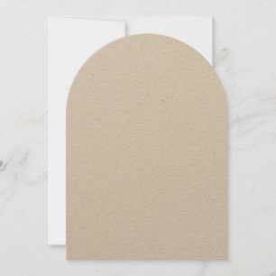 Invitation Exemple de Mariage d'arc en papier Kraft brut